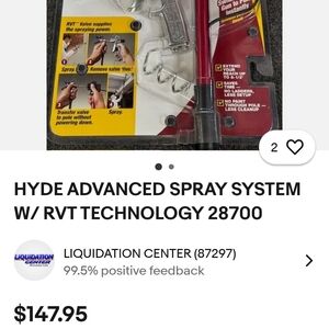 Hyde Advanced Spray System with RVT Technology